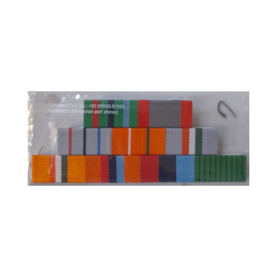 Flat indian army ribbons