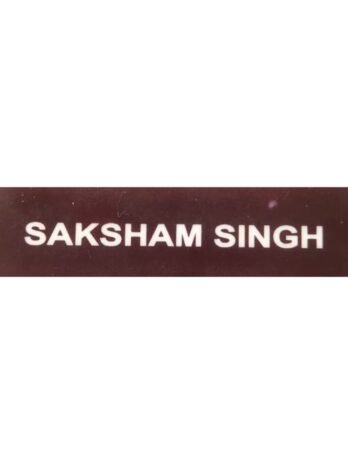 Plastic name tab