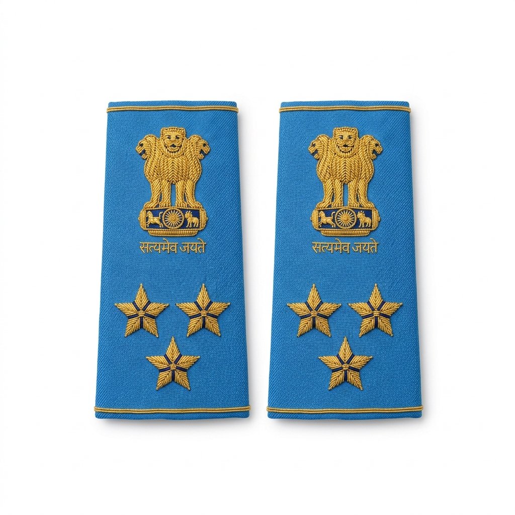IAF Group Captain Rank Epaulettes (Pair)