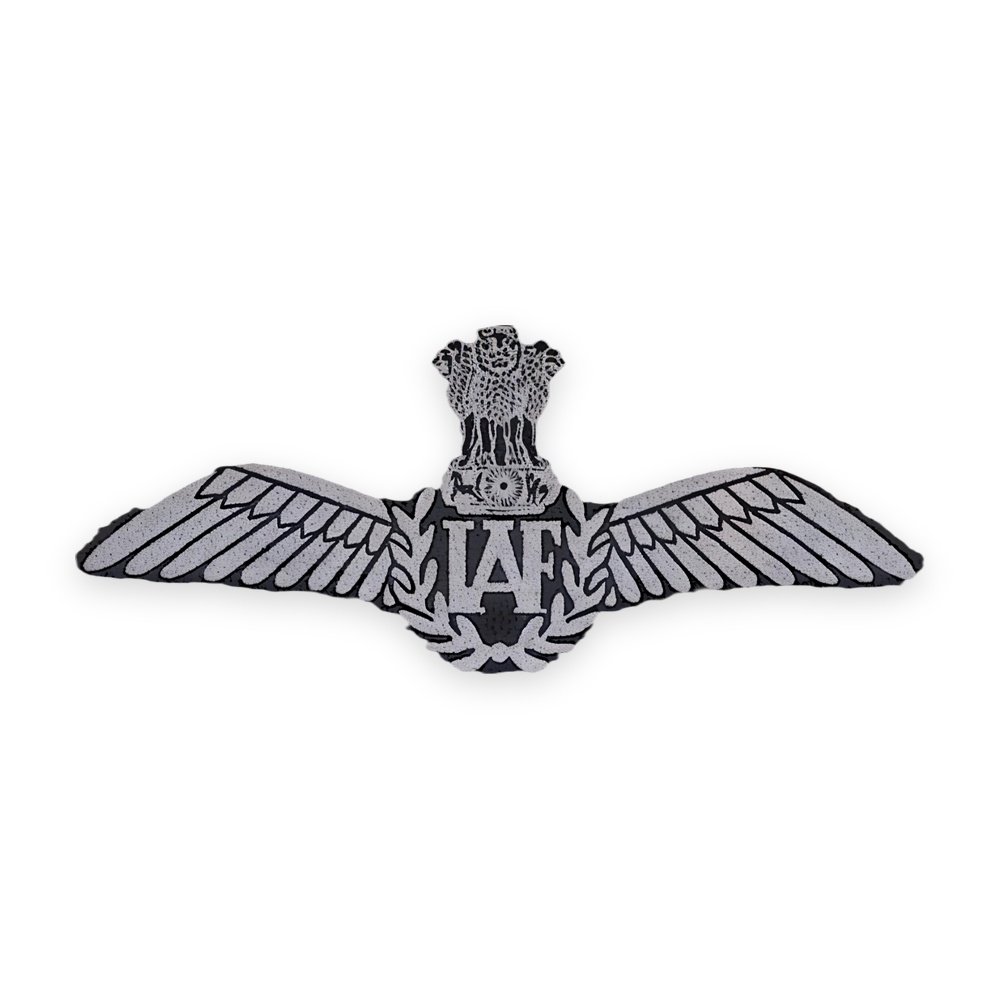IAF Pilot Aviator Wings Embroidered Badge
