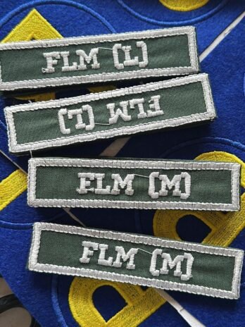 IAF OVERALL EMBROIDERY NAME TAB