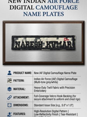 IAF NEW DIGITAL CAMOFLAUGE NAME TABS