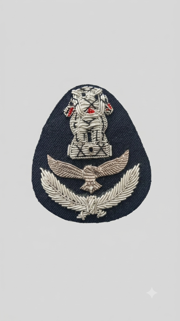 IAF SIDE CAP OFICER BADGE
